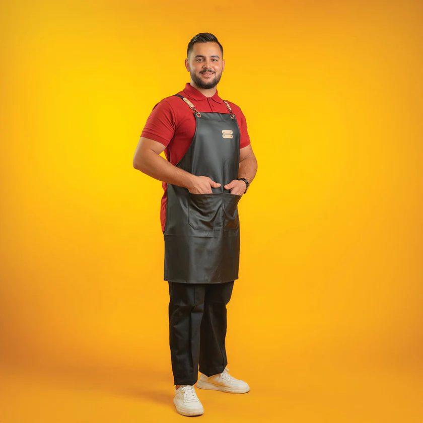 Leather Apron with Pockets