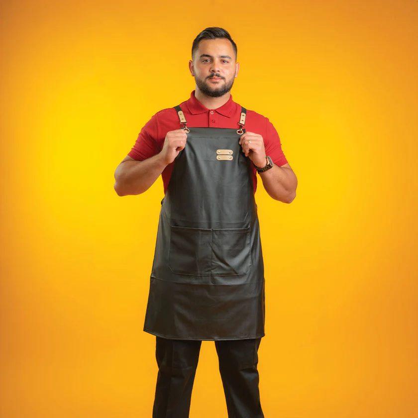 Leather Apron with Pockets